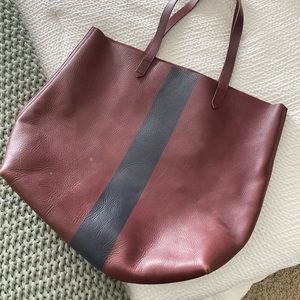 Madewell leather tote